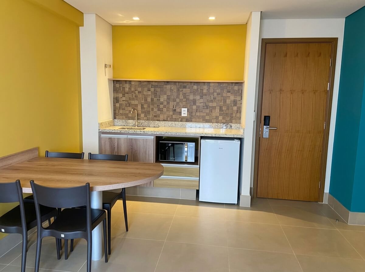 Cozinha americana da Suíte Luxo