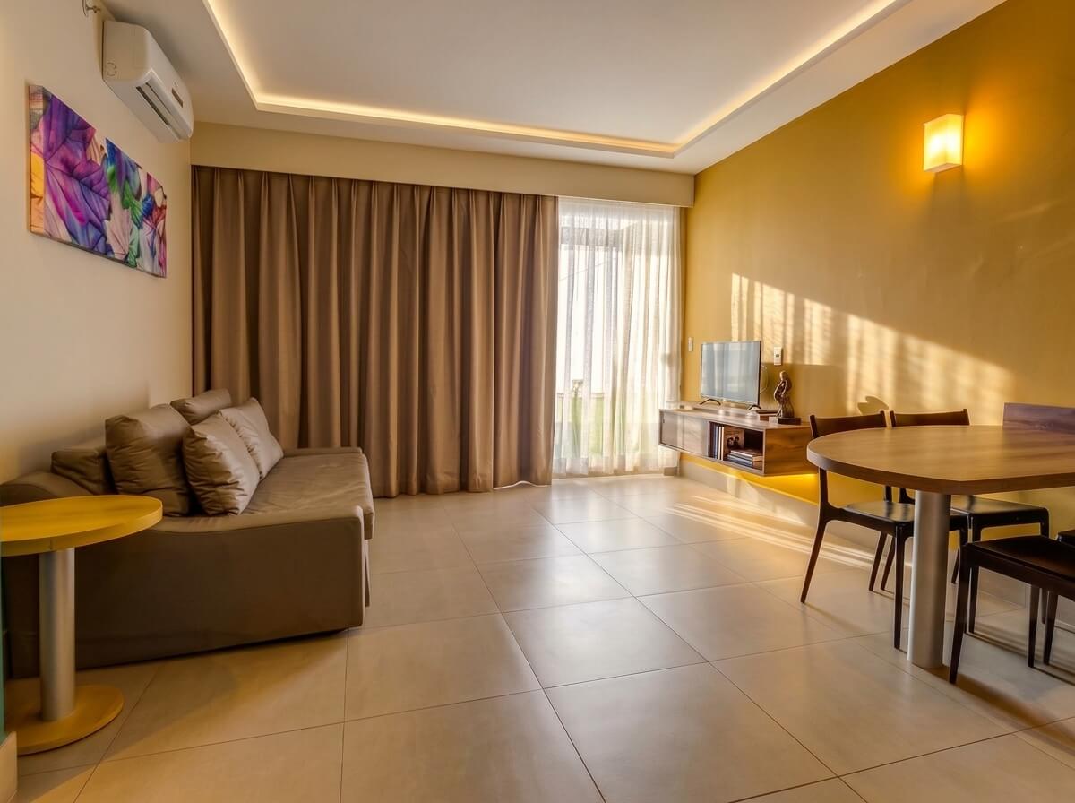 Sala da Suíte Luxo com sofá-cama