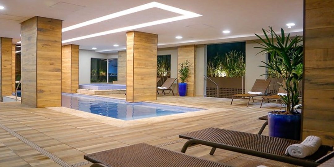 Área do spa do Enjoy Olímpia Park Resort