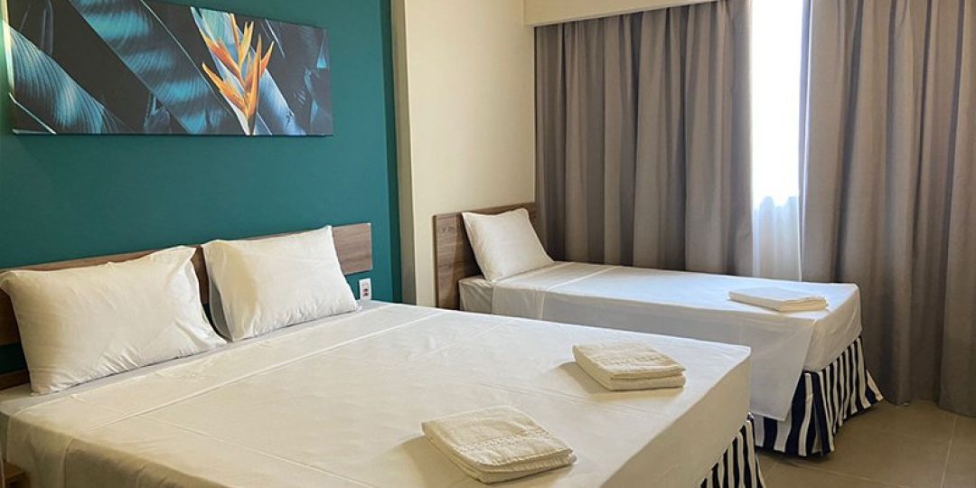 Quarto da suíte no Enjoy Solar das Águas Park Resort