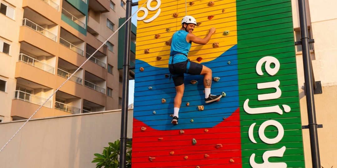 Parede de escalada