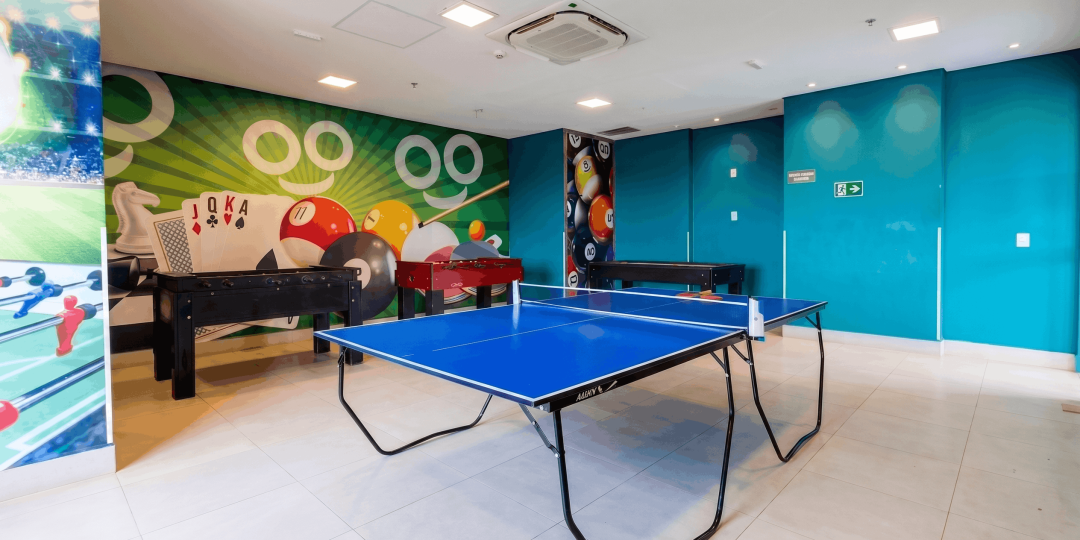 Sala de jogos do Enjoy Solar das Águas