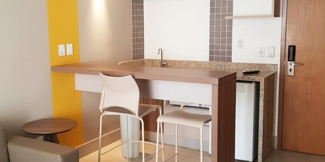 Cozinha americana da Suíte Luxo