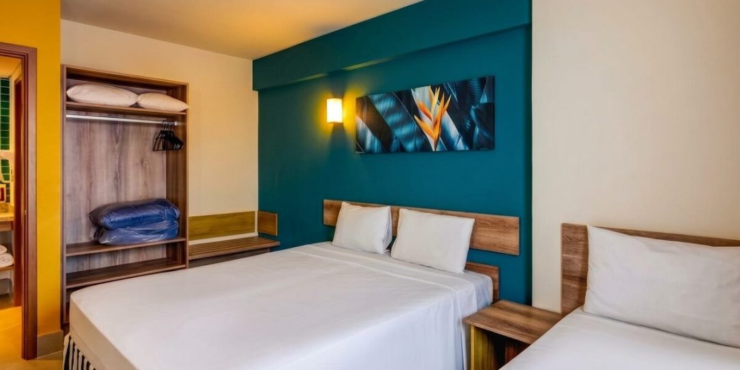 Quarto da Suíte Luxo do Enjoy Solar das Águas