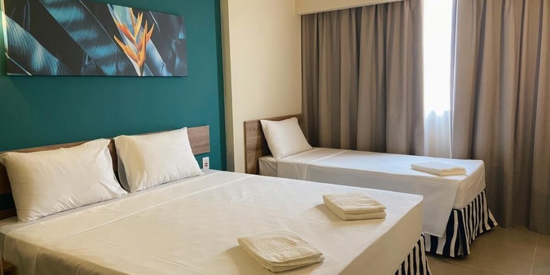 Quarto da Suíte Luxo do Enjoy Solar das Águas