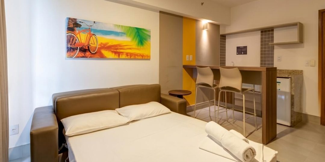 Sala da Suíte Luxo com sofá-cama